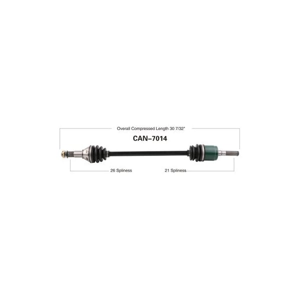 Wide Open OE Replacement CV Axle for CAN AM FRONT R MAVERICK CAN-7014 - main